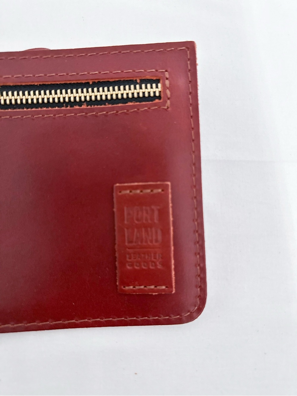 NEW Portland Leather Goods Adriana Pouch Shade Possibly Madrone Wristlet - Picture 10 of 13